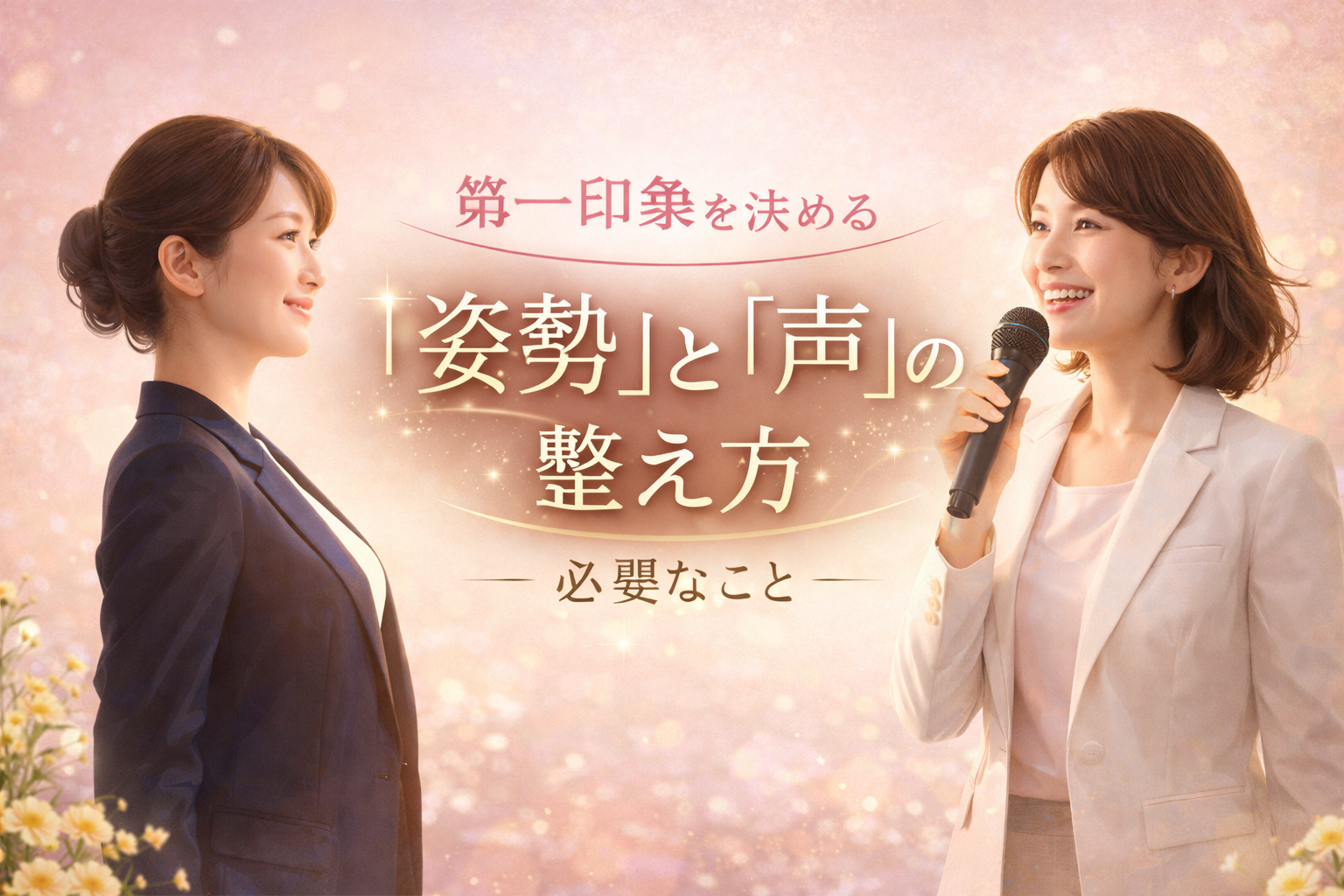 第一印象を決める「姿勢」と「声」の整え方